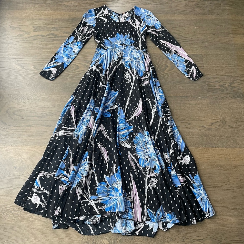 Free People First Kiss Printed Maxi Dress